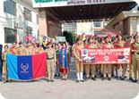 NCC CADETS CARRIED OUT RALLY AGAINST DRUGS