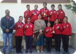 Silver and Bronze Medal Winners of Ludhiana Sahodaya Schools Complex Badminton Championship