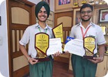 STUDENTS BROUGHT LAURELS FOR THE SCHOOL BY BAGGING WINNER'S TROPHY AT INTER-SCHOOL DECLAMATION CONTEST